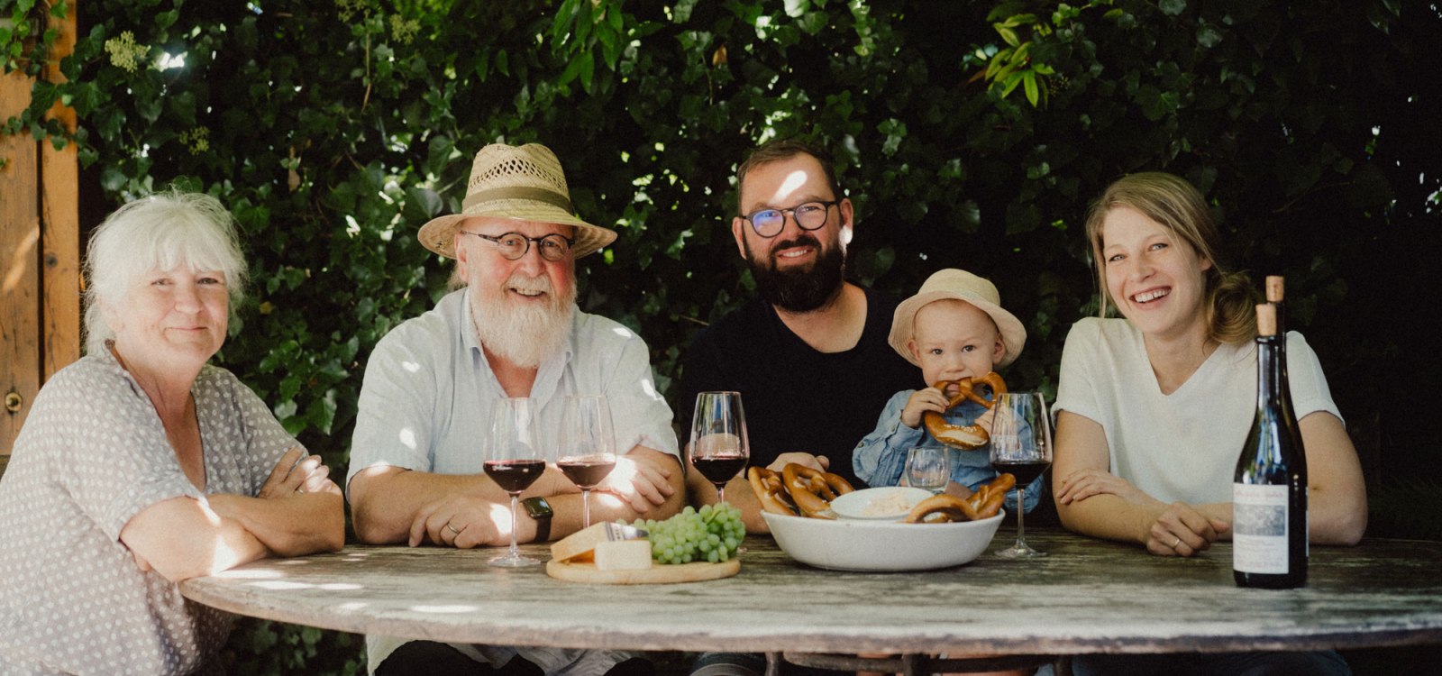 Ökologischer Weinbau Huster_Familie, © Ökologischer Weinbau Huster