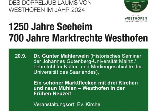 Vortrag 20.09 © Gemeinde Westhofen