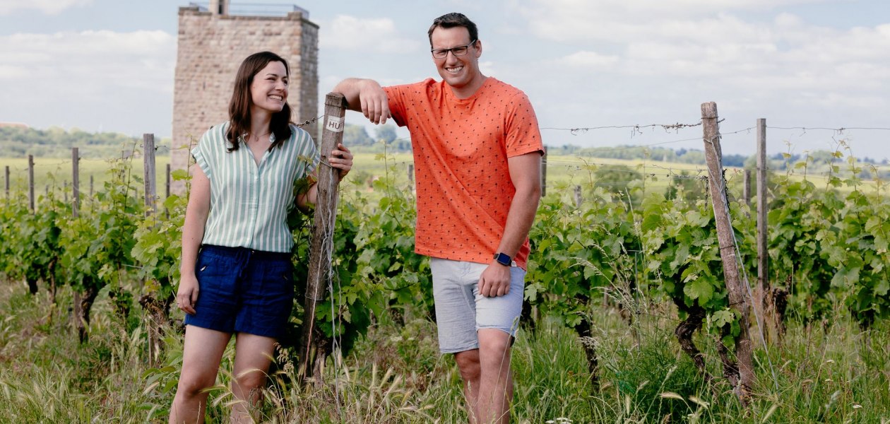 Weingut Fritz Ekkehard Huff_Christine und Jeremy, © Jason Sellers