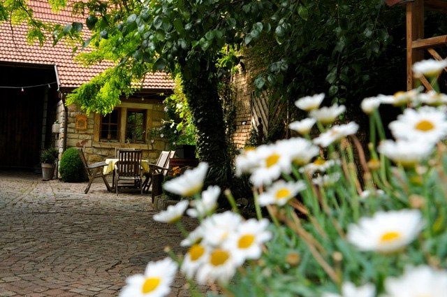 Weingut Dechent_Hof Sitzplatz, © Weingut Dechent