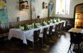 Gedeckte Tafel in der Rathofkapelle © Axel Dahlem