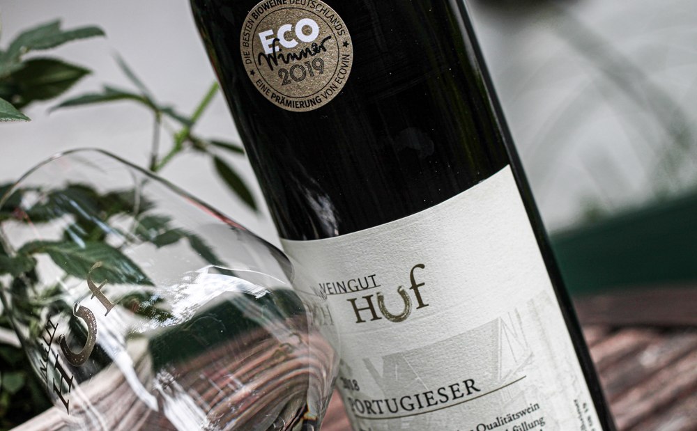 Weingut Huf_Weinflasche, © Weingut Huf